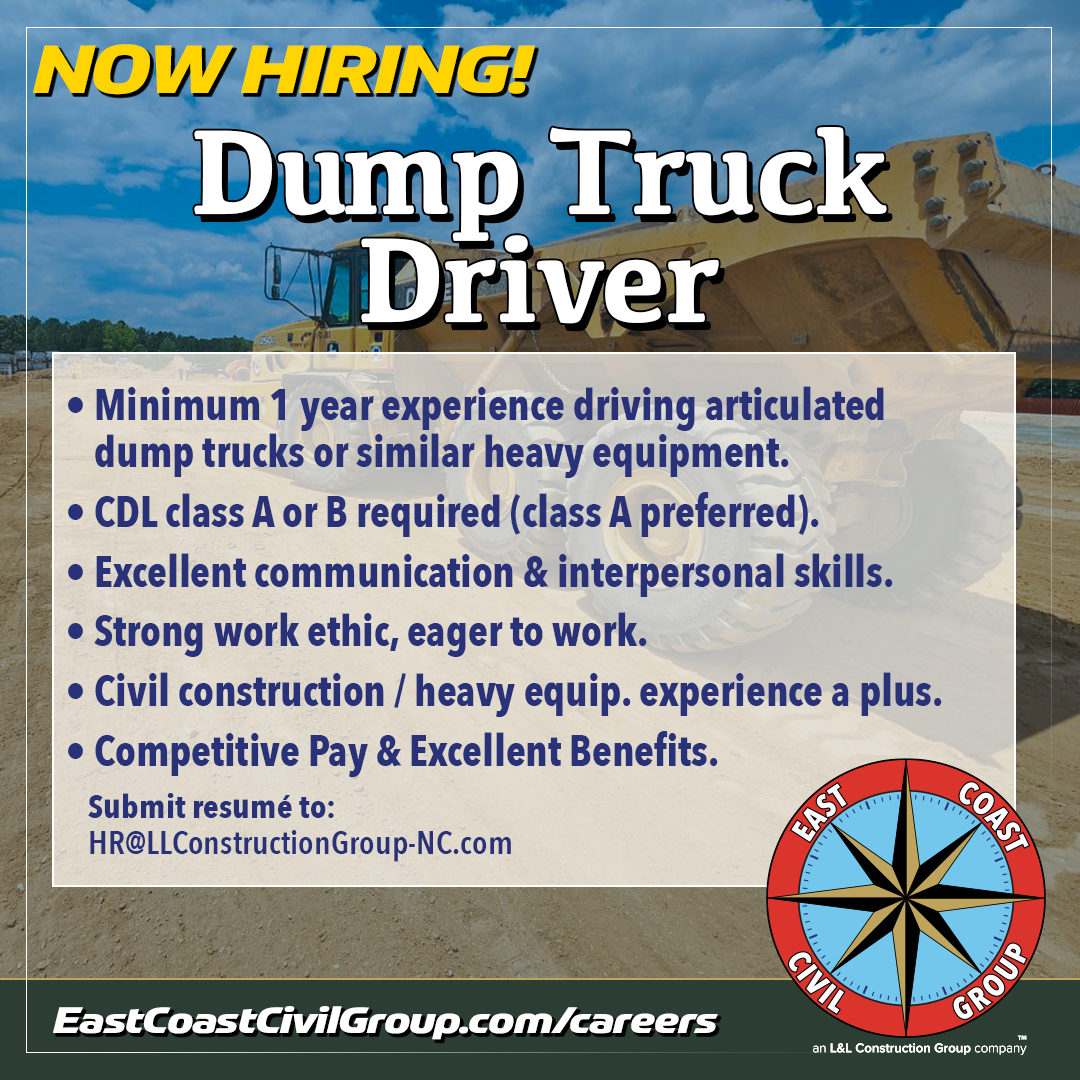 Dump Truck Jobs in Raleigh NC _ Hiring Now & Apply Today