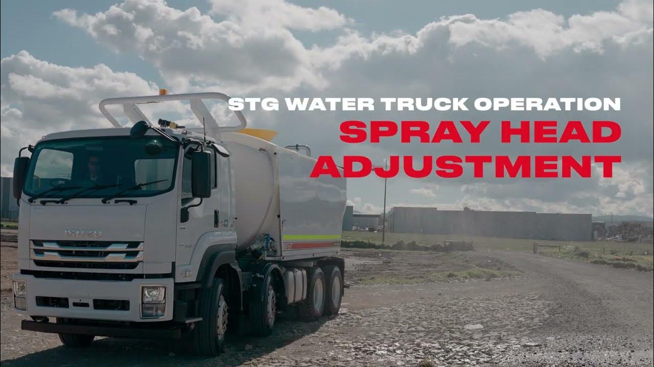 Optimize Water Spraying with 2 Truck-Mounted Spray Heads