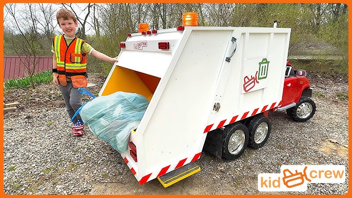 Ride-On Garbage Truck Toy_ Fun & Realistic Play for Kids