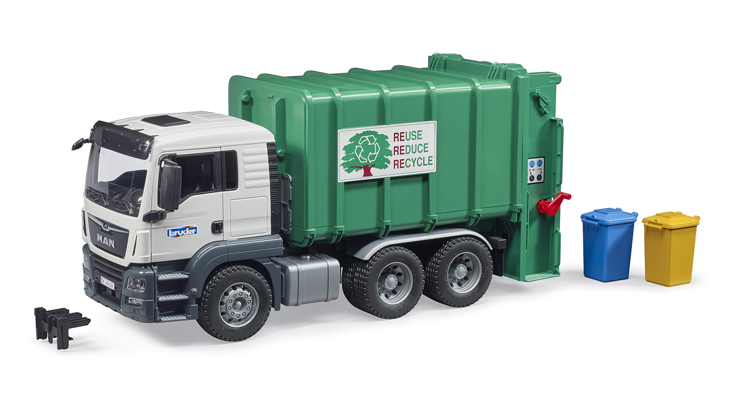 Bruder Garbage Trucks Toys _ Realistic Play & Durable Fun