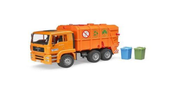 Bruder Toys Garbage Truck_ Realistic Play for Young Collectors