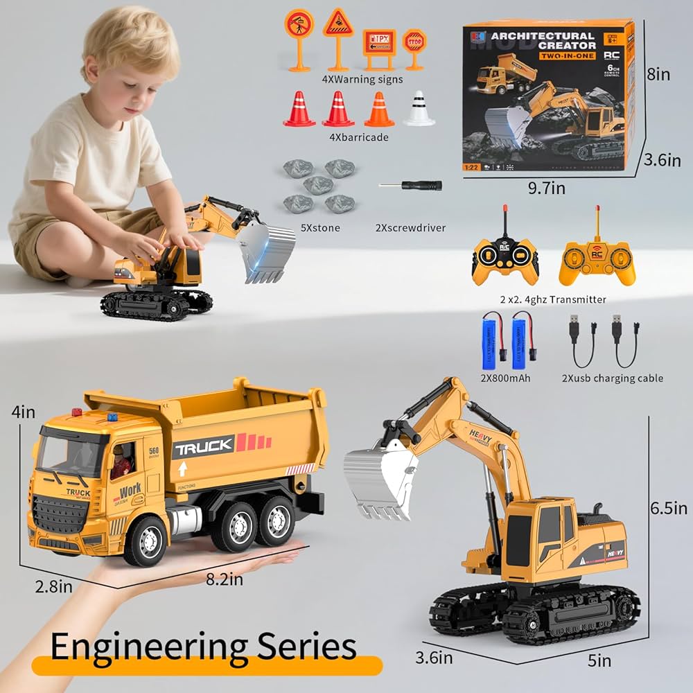 Remote Control Excavator & Dump Truck_ Ultimate Guide & Reviews