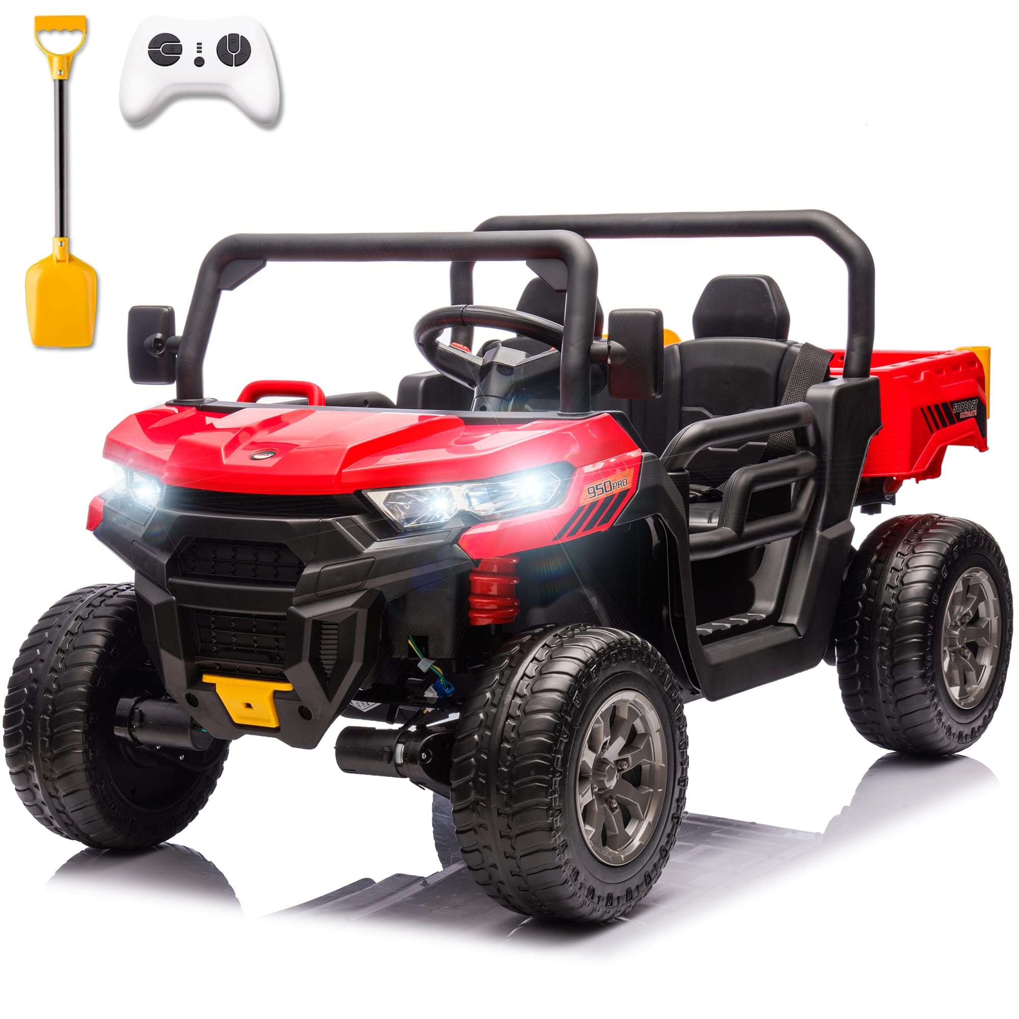 SOPBOST 24V 2-Seater Ride-On Dump Truck _ Full Review & Specs