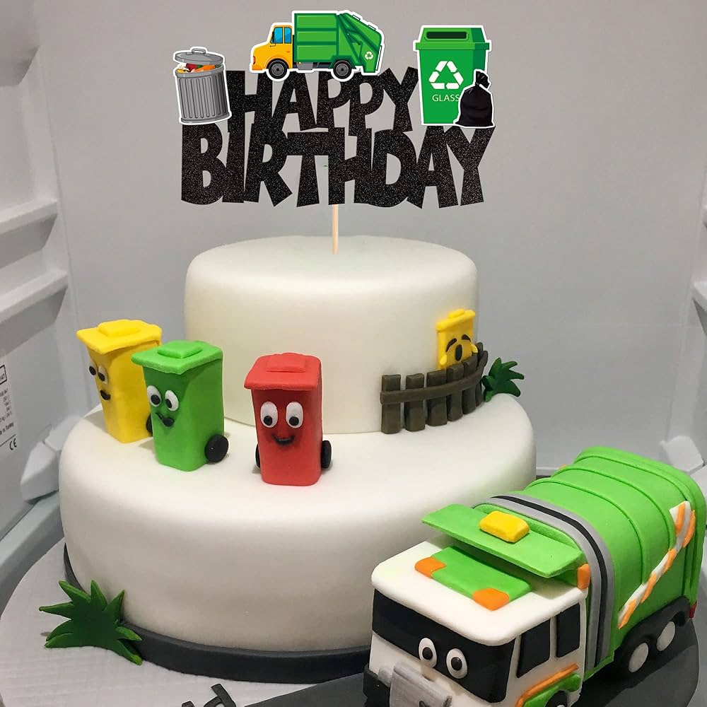 Unique Garbage Truck Cake Toppers for 2025 _ Top Designs & Ideas