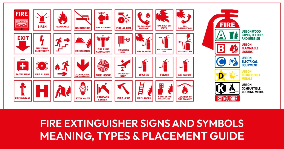 Fire Truck Fire Extinguisher Sticker_ Inside Placement Guide