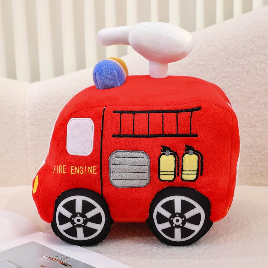 Fire Truck Stuffed Animals_ Cute & Safe Gifts for Kids