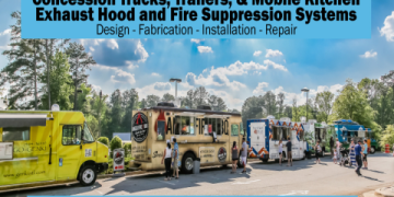 Food Truck Exhaust Hood with Fire Suppression System Guide