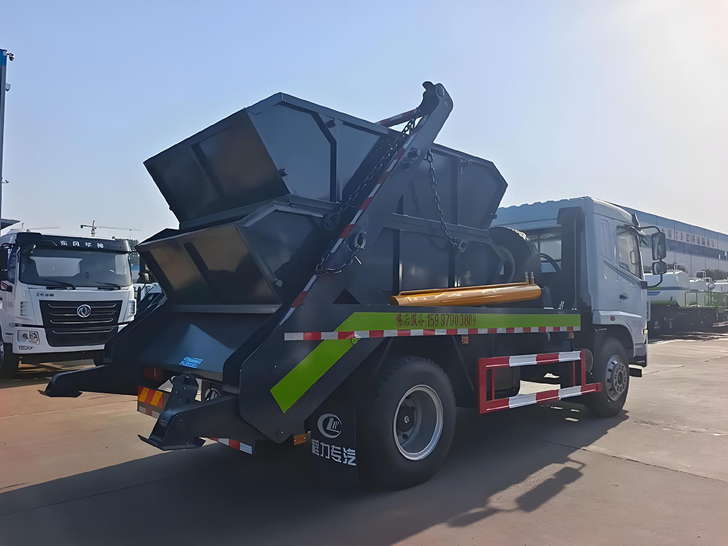 Swing Arm Garbage Truck Urban Waste Collection